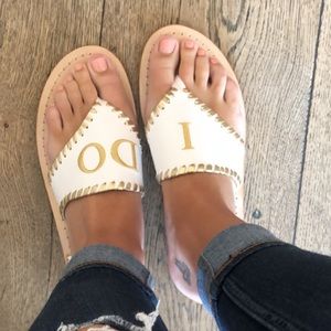 Jack Rogers “ I do” sandals